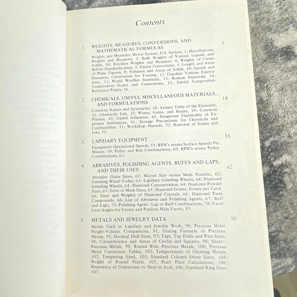 Gemstone & Mineral Data Book 1972 Hardcover‎ John Sinkankas Reference Guide